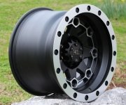 HD Wheels 3344 17X11 6X139.7 ET-25 Matte Black / LG