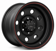 HD Wheels 17X10 6X139.7 ET-30 Matte Black/RL