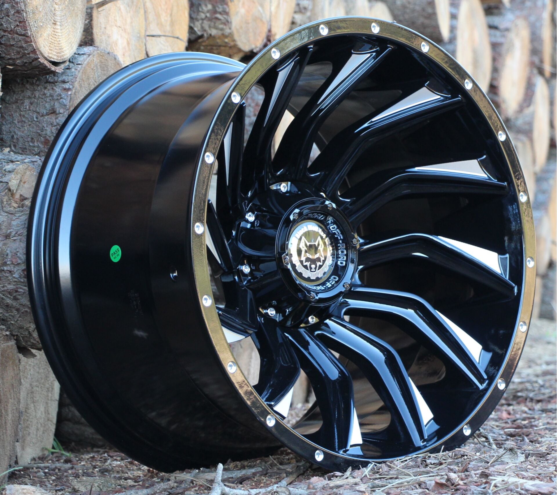 Black Wolf 1164 20X12 6X139.7 ET-44 BF/Milling
