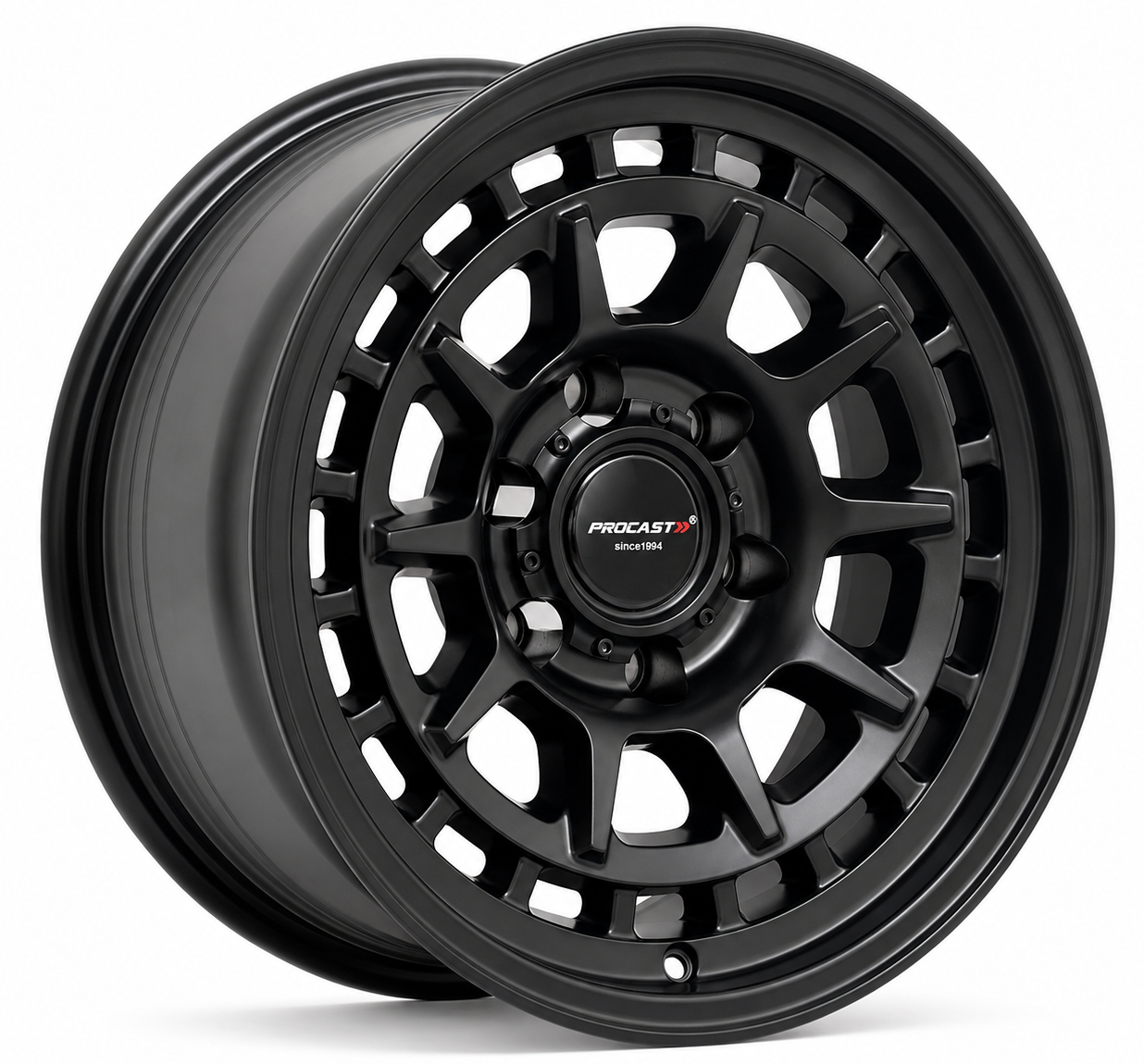 Procast 5712 17X9.0 6X139.7 ET-12 Matte Black