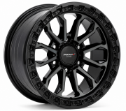 Procast 2178 17X9.0 6X139.7 ET+10 Dark Tint/Gloss Black