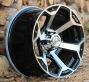 Powcan 321 15X8.0 5X114.3 ET+10 Black Machined