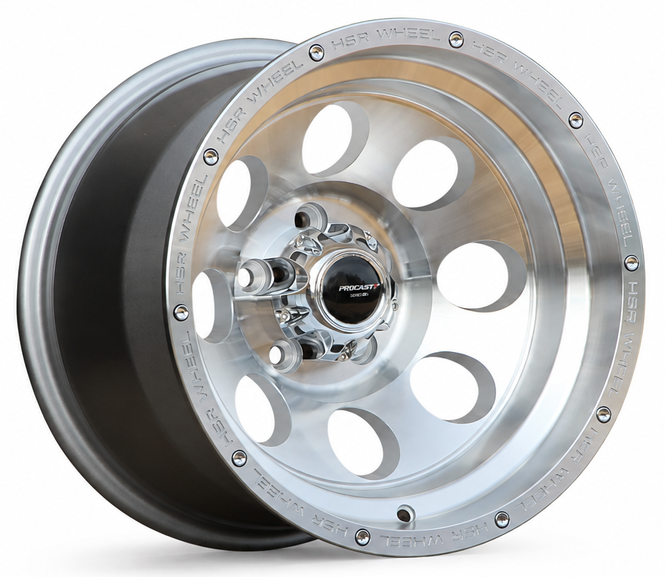 Procast 5312 15X10 5X114.3 ET-44 Silver Machined